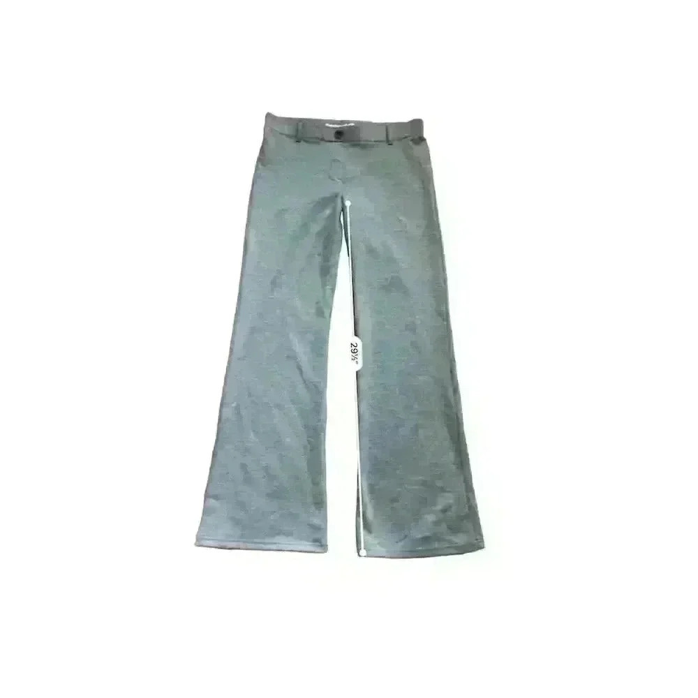 Betabrand Women's Gray and Tan Flared Dress Pants Pull-On Petites Size M - Picture 4 of 8